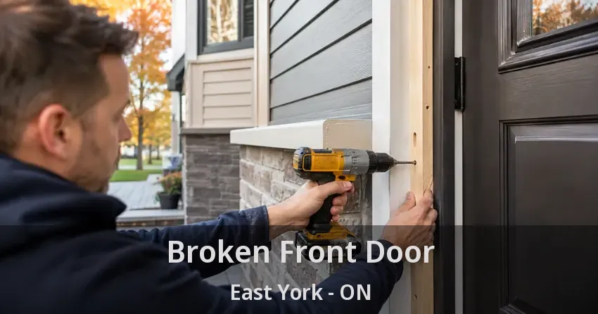 Broken Front Door East York - ON