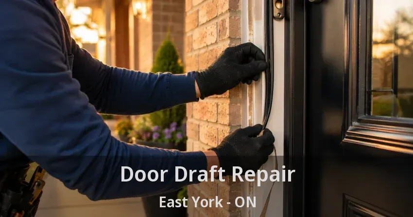 Door Draft Repair East York - ON