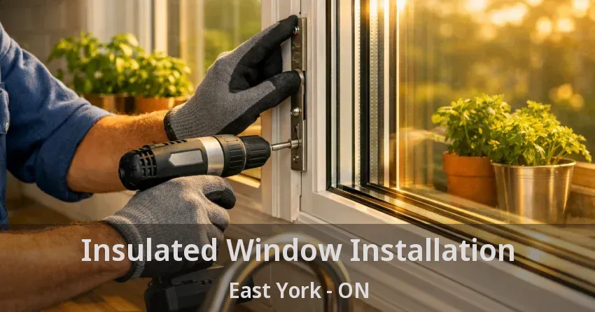 Insulated Window Installation East York - ON