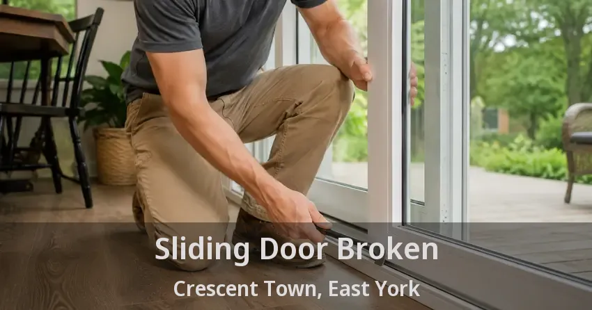 Sliding Door Broken Crescent Town, East York - ON