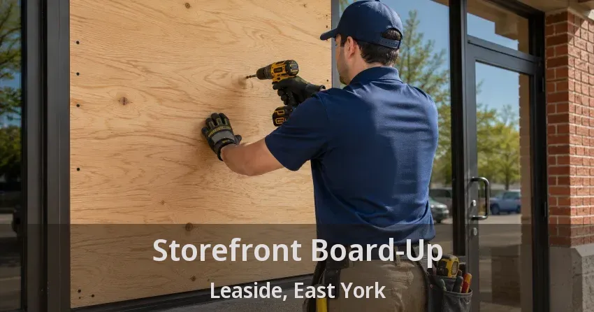 Storefront Board-Up Leaside, East York - ON