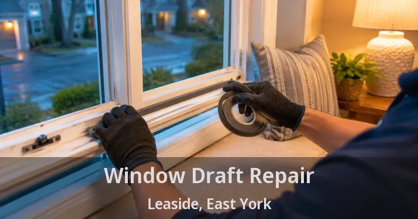Window Draft Repair Leaside, East York - ON