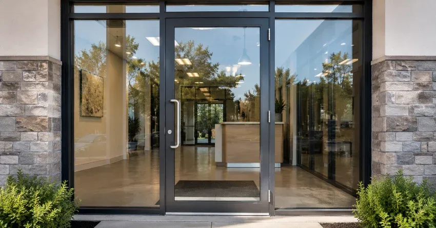 glass door installation sliding patio door in Crescent Town, East York