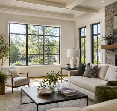 Completed interior project by Windows & Doors East York